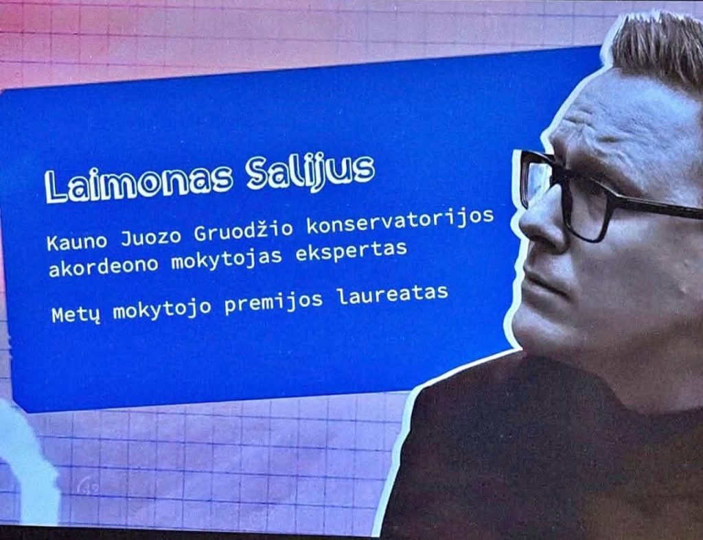 Laimonas Salijus – Metų mokytojo premijos laureatas